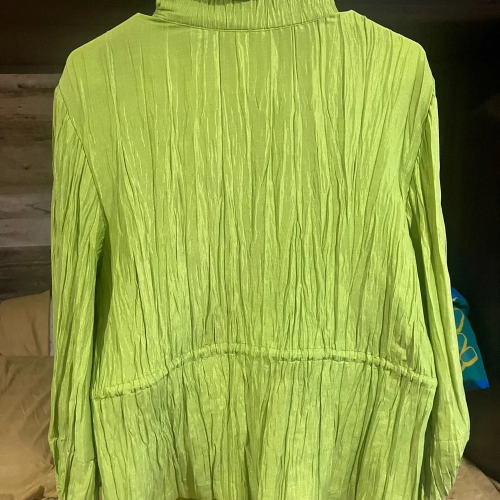 Ruby Rd. Lime Utility Jacket - Picture 3 of 3